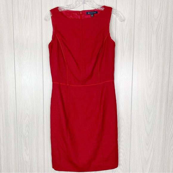 Brooks Brothers Dresses & Skirts - Brooks Brother | Red Boat Neck Sleeveless Mini Sheath Dress Size 4